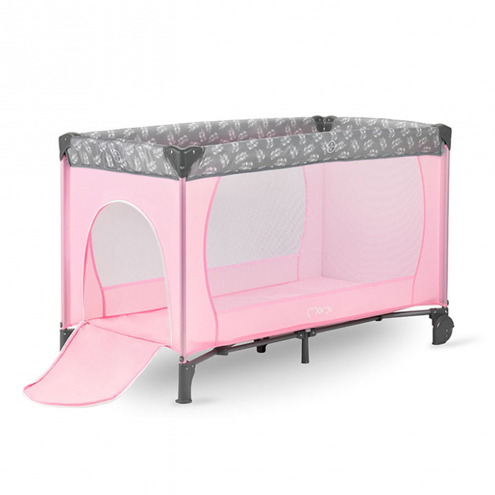 Patut pliabil, 60x120 cm, Momi, Belove, Pink [3]