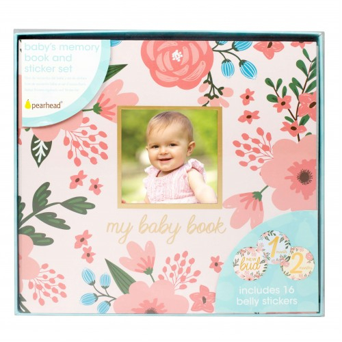 Pearhead - Set cadou caietul bebelusului model floral [8]