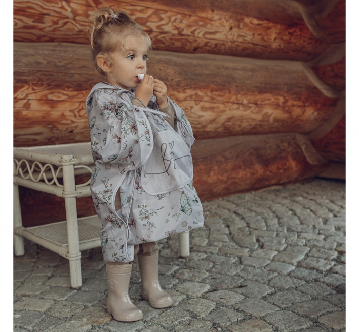 Pelerina de Ploaie pentru Copii, Poncho pentru ploaie 1,5-8 ani – Happy Bear dark [8]