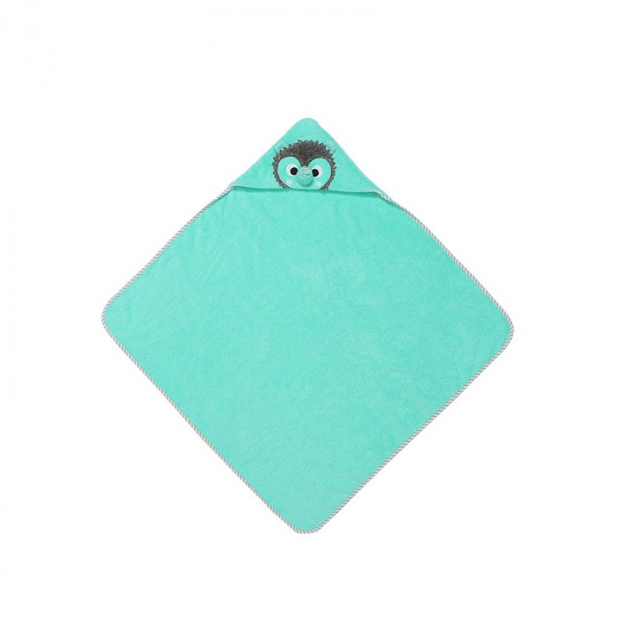 Prosop de baie cu gluga, Zoocchini, 76x76cm, Hedgehog [2]