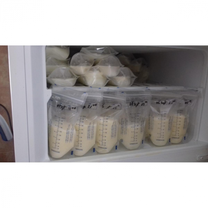 Pungi stocare lapte matern cu fermoar - set 30 buc. [5]
