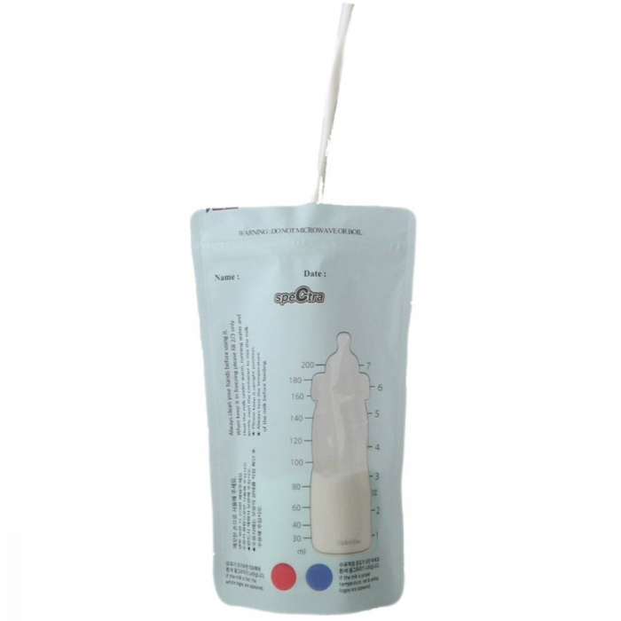Pungi stocare lapte matern cu fermoar - set 30 buc. [4]