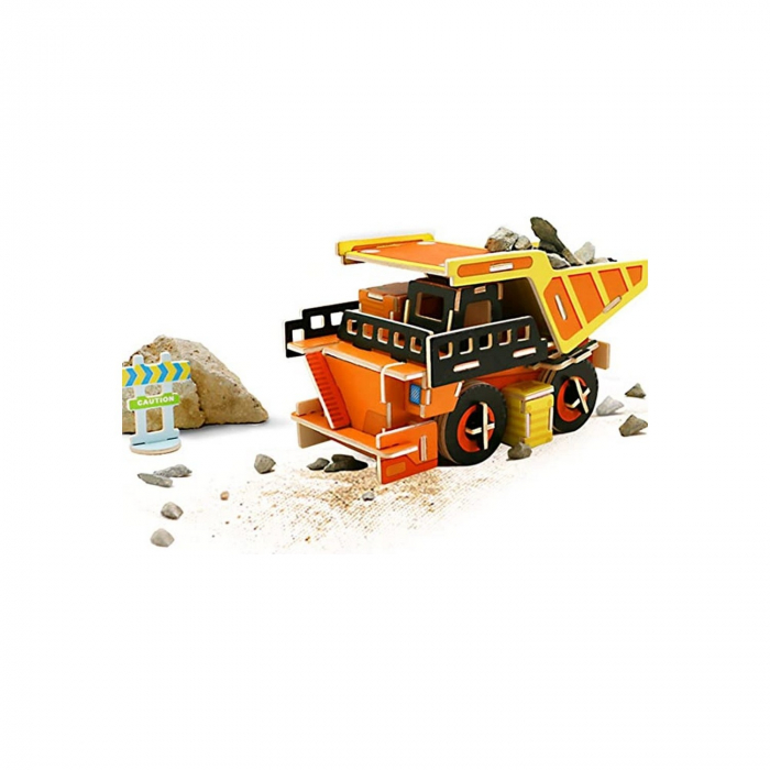 Puzzle 3D Basculanta, Robotime, Lemn, 54 piese, VE203 [3]