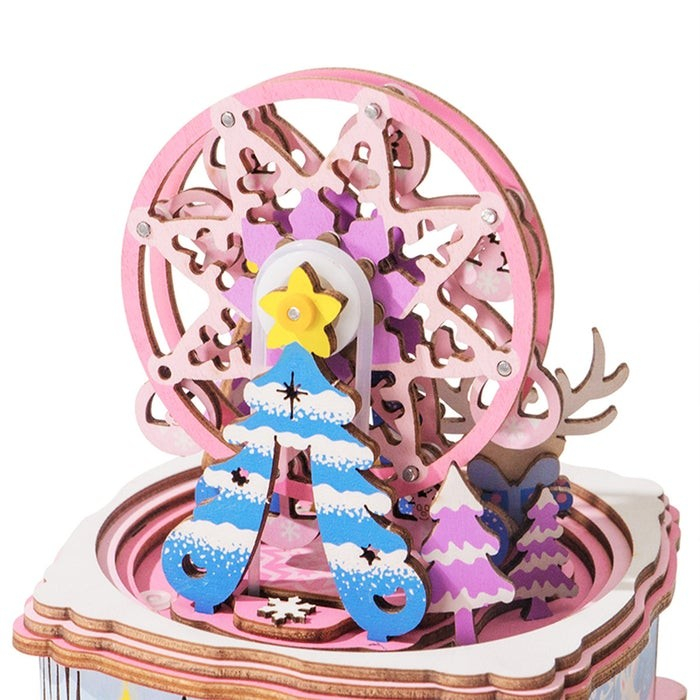 Puzzle 3D Cutiuta muzicala Pentru Draga Mea, RoLIfe, Lemn, 93 Piese, AM49 [3]
