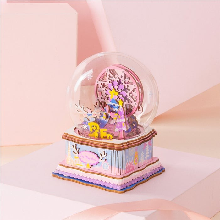 Puzzle 3D Cutiuta muzicala Pentru Draga Mea, RoLIfe, Lemn, 93 Piese, AM49 [2]
