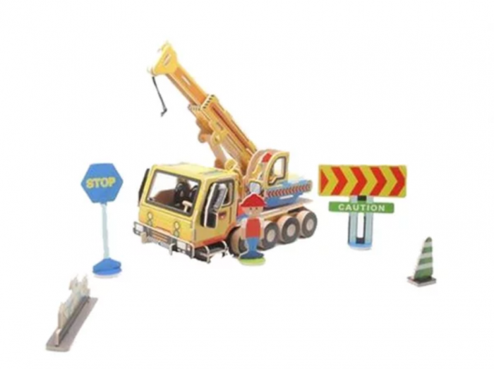 Puzzle 3D Macara, Robotime, Lemn, 74 piese, VE301 [2]