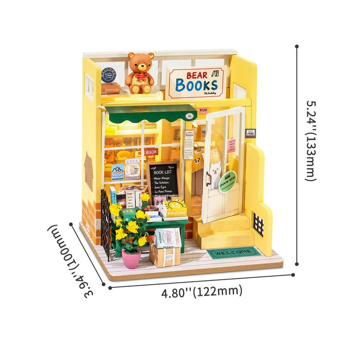 Puzzle 3D Minicasuta Libraria Mind-Find, RoLife, 63 piese, DG152 [3]