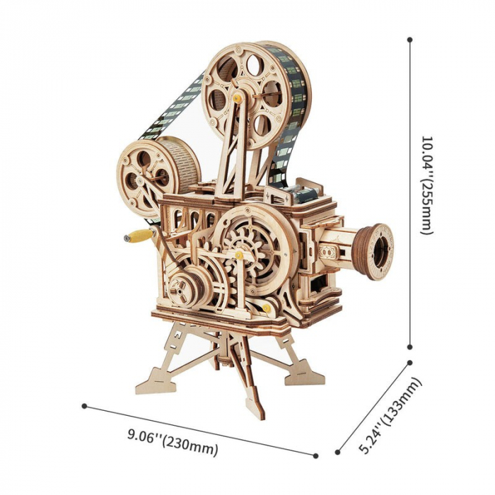 Puzzle 3D Vitascope, ROKR, Lemn, 183 Piese, LK601 [3]