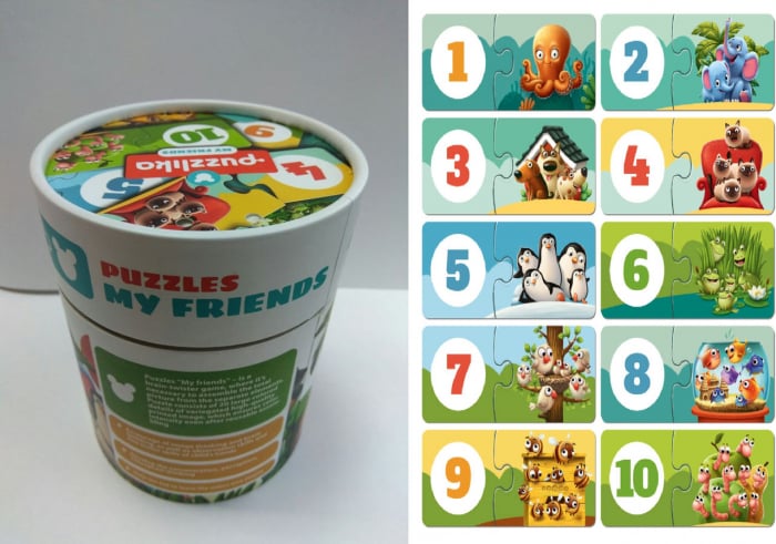 Puzzle, Cubika, Sa ne numaram prietenii [3]