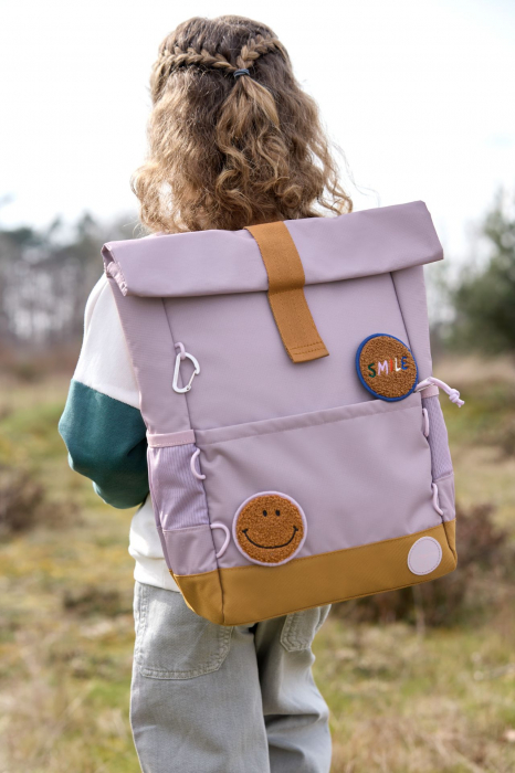 Rucsac Medium Rolltop, Little Gang Lilac [3]