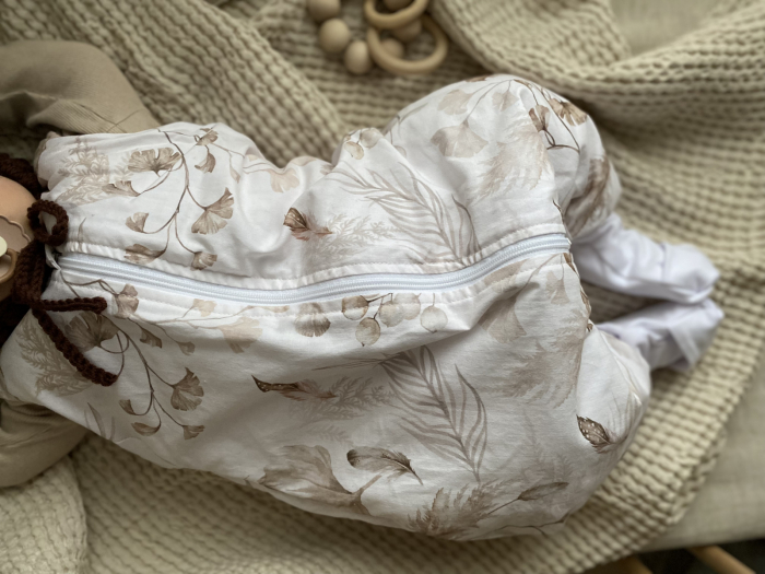 Sac de dormit cu picioare, bumbac muselina 0.5 Tog, Light Boho, XS, 6-18 luni [8]