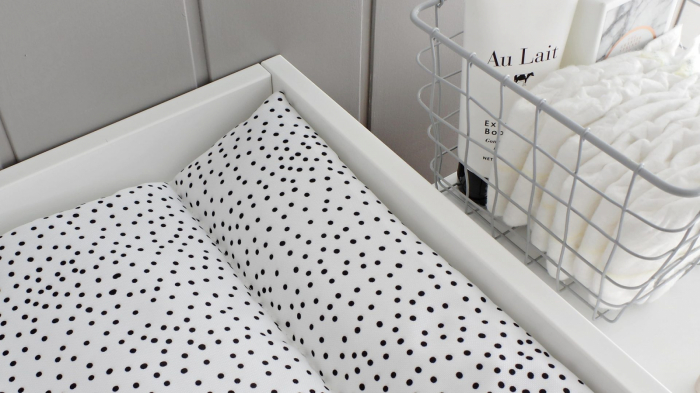 Saltea pentru masa de infasat bebe, impermeabila, Woodies, 40 x 70 cm [3]