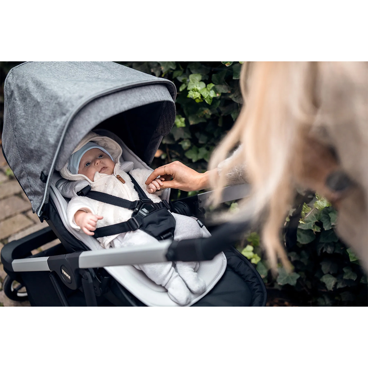 Saltea pentru nou-nascuti, Thule, Newborn Inlay, Gri [3]