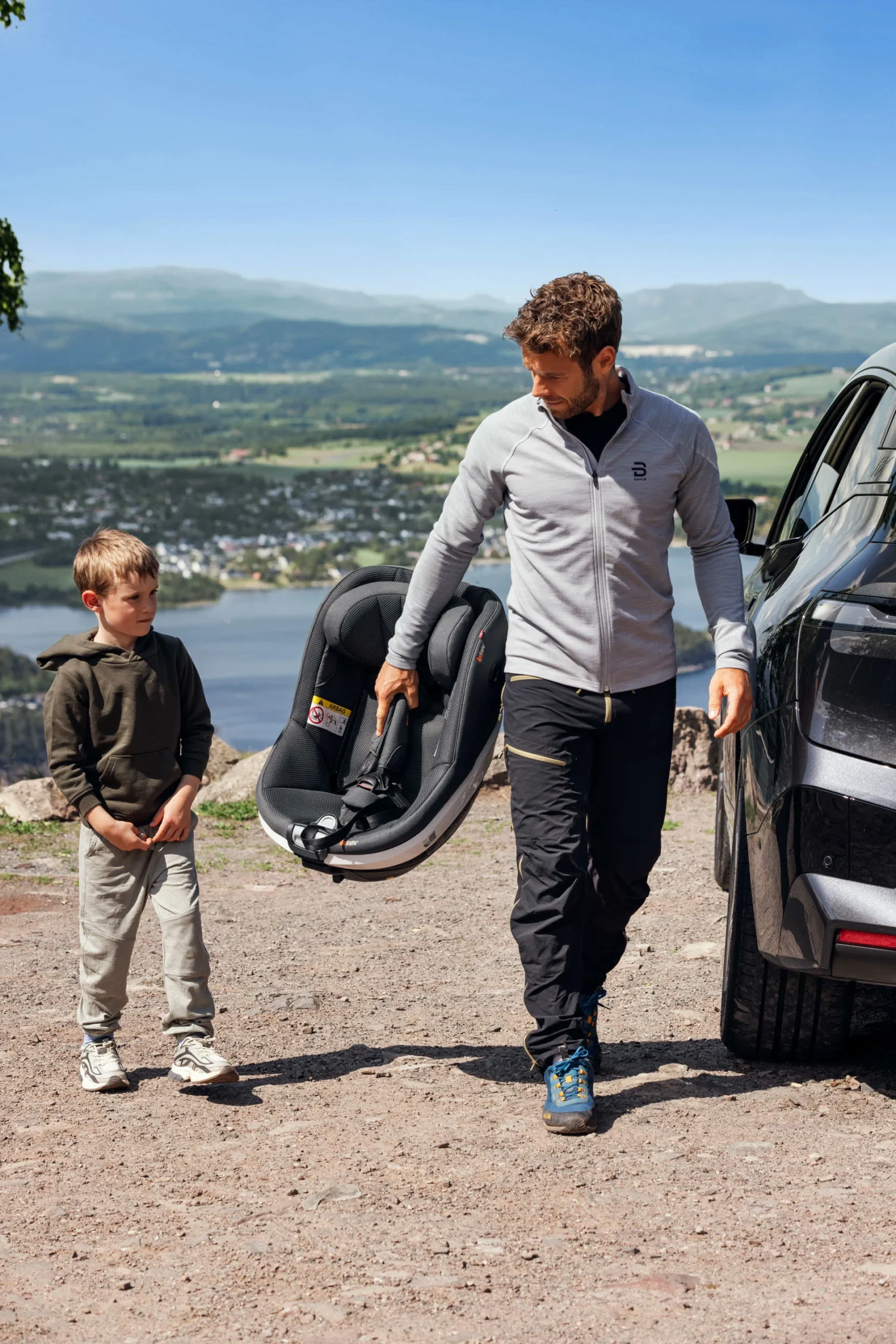 Scaun auto copii BeSafe Beyond Negru Soft Breeze de la 6 luni la 6 ani [5]