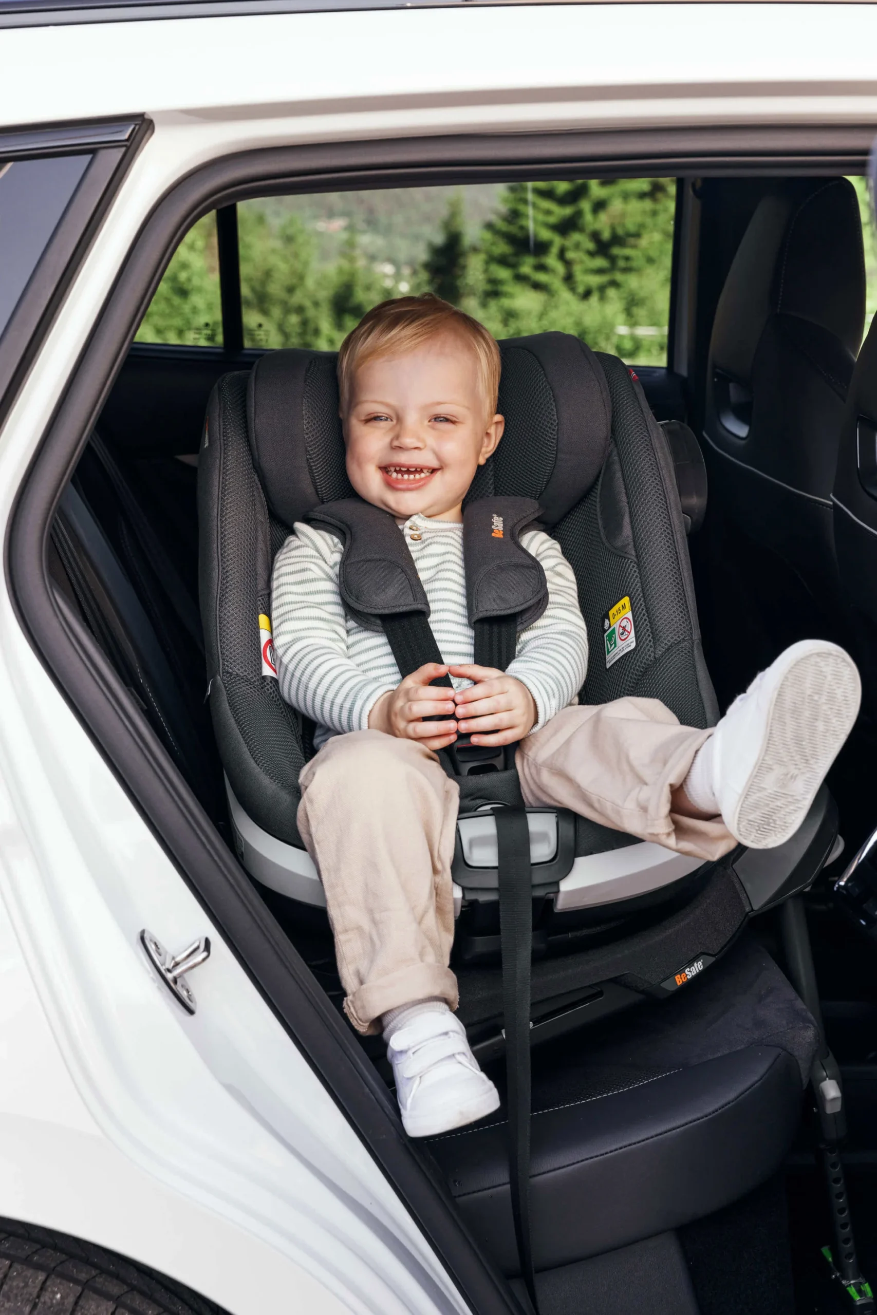 Scaun auto copii BeSafe Beyond Gri Anthracite Mesh de la 6 luni la 6 ani [9]