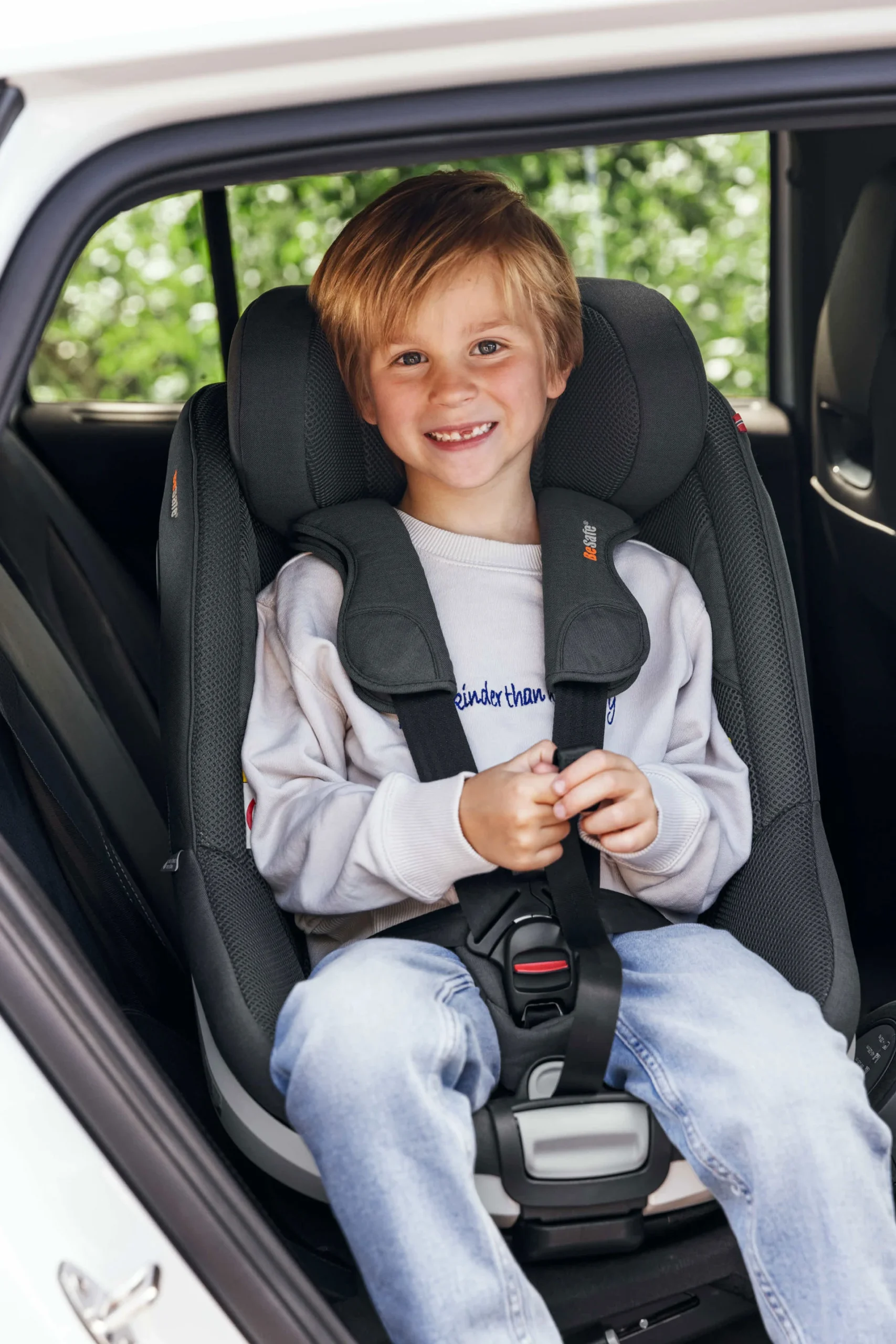 Scaun auto copii BeSafe Beyond Gri Anthracite Mesh de la 6 luni la 6 ani [10]