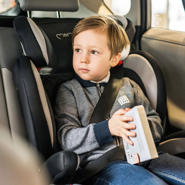 Scaun auto cu isofix Quick Fix, Momi, 15-36Kg, Dots [6]