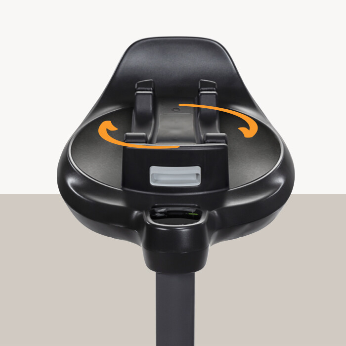Scaun auto i-Size i-Harbour Signature, nastere-105 cm Carbon  cu - Baza i-Size i-Base Encore [15]