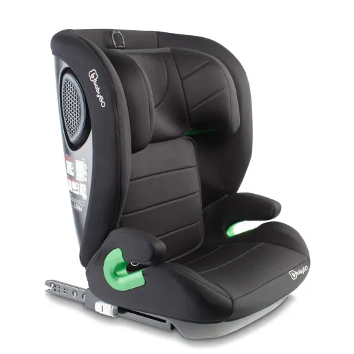 Scaun auto i-Size SafeChild Black, 100-150 cm, certificat R129 [2]