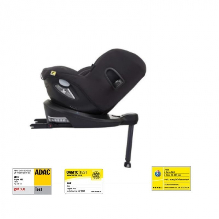 Scaun auto  Joie i-Spin  360° Coal, 40-105 cm, testat ADAC si certificat R129 [9]