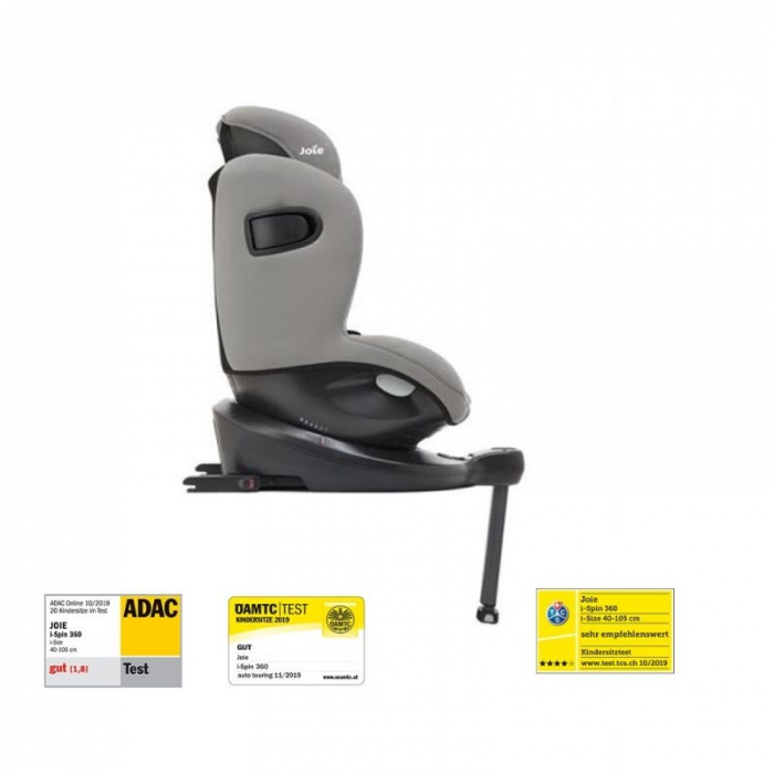 Scaun auto Joie i-Spin 360° Gray Flannel, nastere - la 4 ani  cu baza IZOFIX -Testat ADAC [7]
