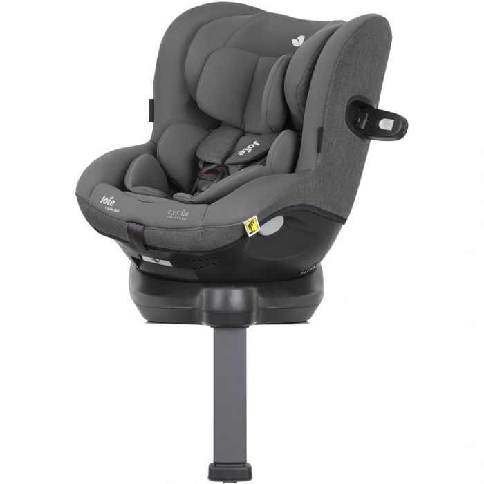 Scaun auto i-Spin 360° Shell Gray, Colectia Cycle, nastere - 105 cm, testat ADAC si testat Suplimentar la impact lateral, frontal si din spate [6]