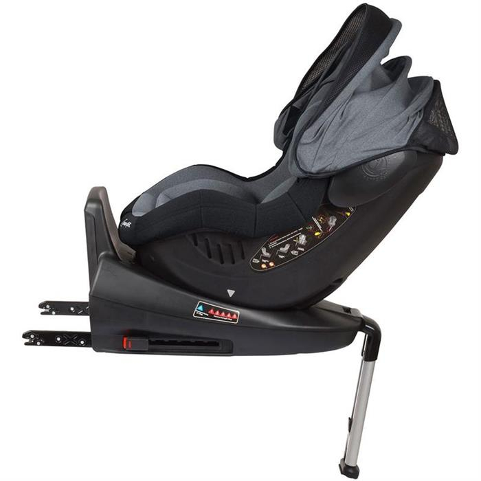 Scaun auto ISO Rotativ 360° - Gri [5]