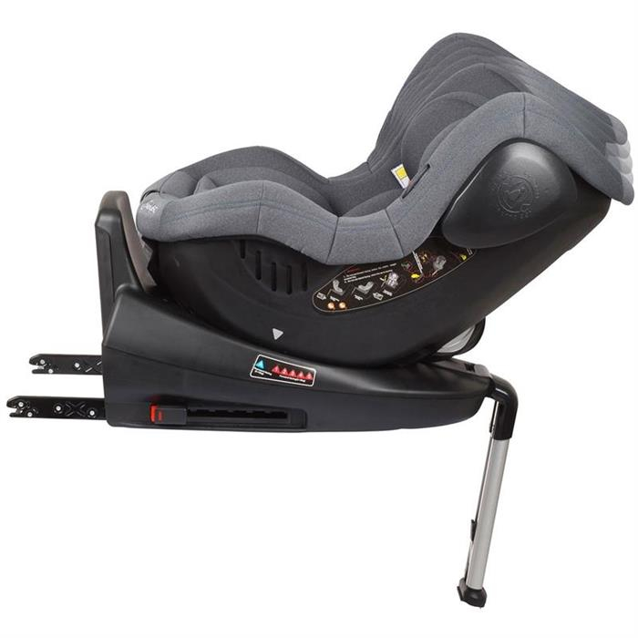 Scaun auto ISO Rotativ 360° - Gri [4]