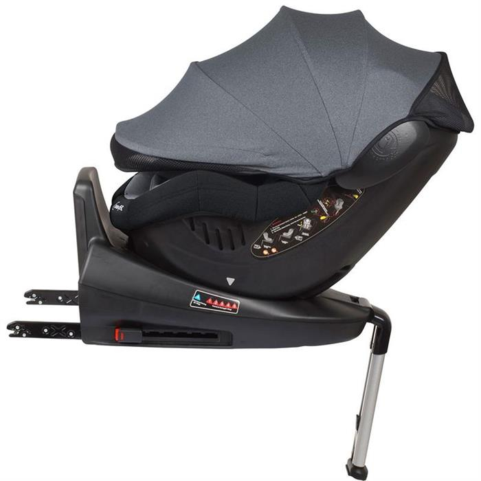 Scaun auto ISO Rotativ 360° - Gri [7]