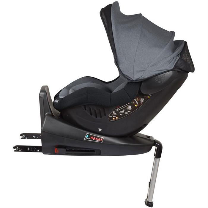 Scaun auto ISO Rotativ 360° - Gri [6]