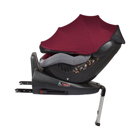 Scaun auto ISO Rotativ 360° - Rosu [8]