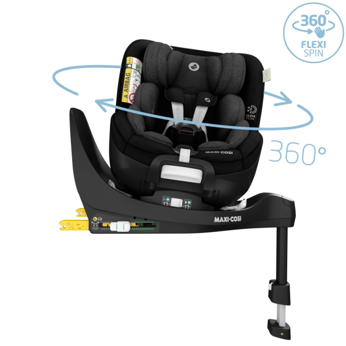 Scaun auto Maxi-Cosi Mica Pro Eco I-Size Authentic Black de la nastere la 4 ani [25]