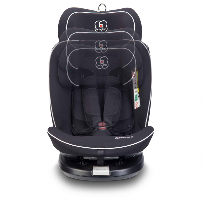 Scaun auto Nova2 de la 6-luni -5 ani, Black, 40 -150 cm, certificat R129 [4]
