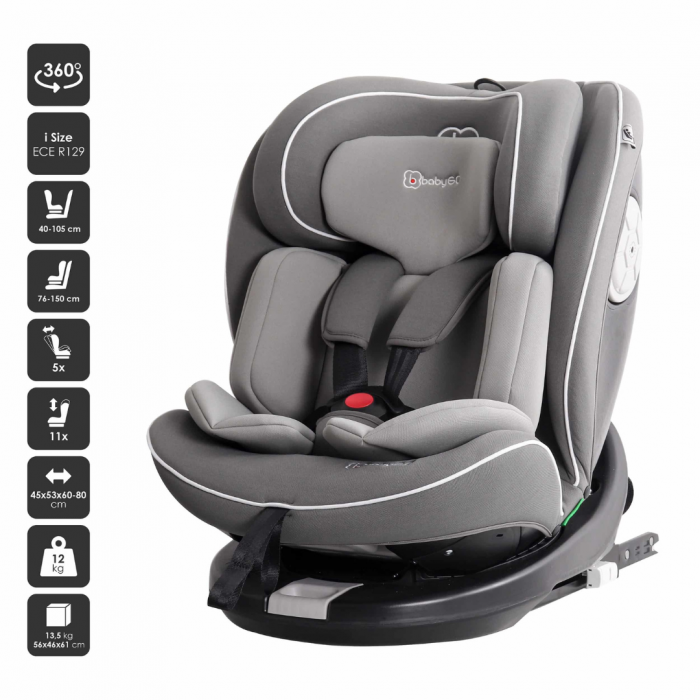 Scaun auto Nova2 de la 6-luni -5 ani, Black, 40 -150 cm, certificat R129 [3]