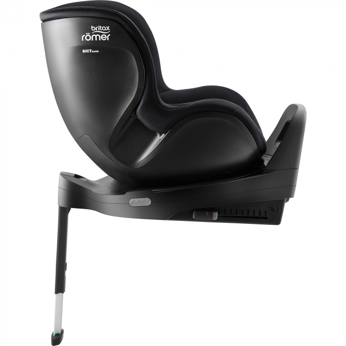 Scaun auto pentru copii Britax Römer, rotativ, cu bază ISOFIX, 0 luni-4 ani, 40-105 cm, 0-19 kg, Isofix, DUALFIX PRO Deep Black [4]