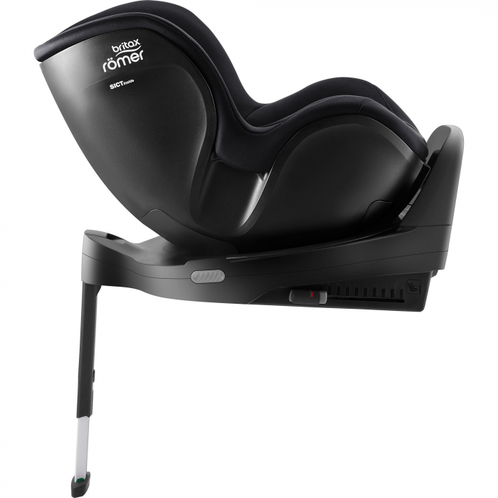 Scaun auto pentru copii Britax Römer, rotativ, cu bază ISOFIX, 0 luni-4 ani, 40-105 cm, 0-19 kg, Isofix, DUALFIX PRO Deep Black [3]