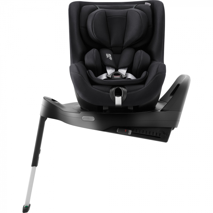 Scaun auto pentru copii Britax Römer, rotativ, cu bază ISOFIX, 0 luni-4 ani, 40-105 cm, 0-19 kg, Isofix, DUALFIX PRO Deep Black [6]