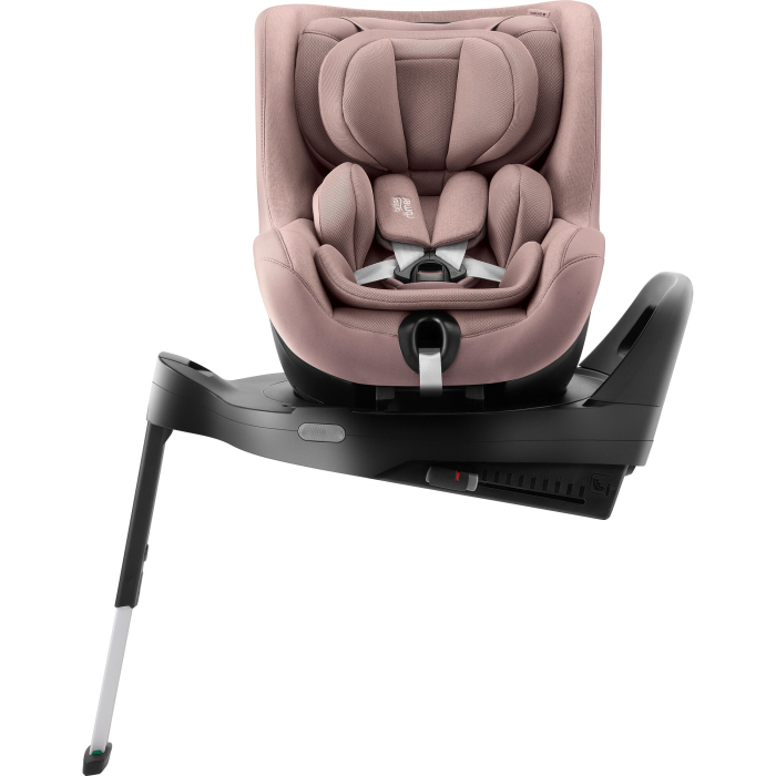 Scaun auto pentru copii Britax Römer, rotativ, cu bază ISOFIX, 0 luni-4 ani, 40-105 cm, 0-19 kg, Isofix, DUALFIX PRO Soft Taupe [6]
