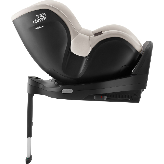 Scaun auto pentru copii Britax Römer, rotativ, cu bază ISOFIX, 0 luni-4 ani, 40-105 cm, 0-19 kg, Isofix, DUALFIX PRO Soft Taupe [4]
