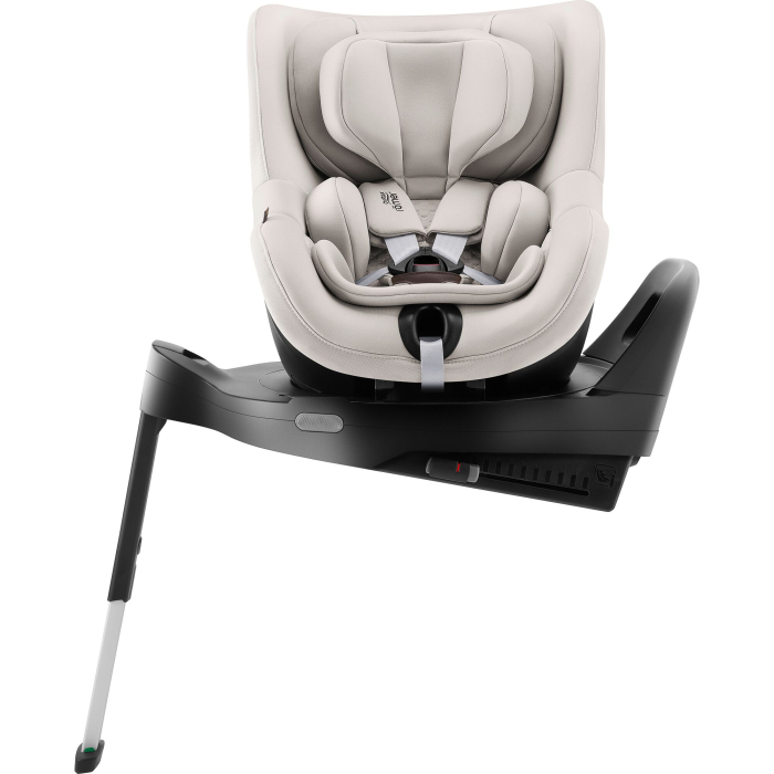 Scaun auto pentru copii Britax Römer, rotativ, cu bază ISOFIX, 0 luni-4 ani, 40-105 cm, 0-19 kg, Isofix, DUALFIX PRO Soft Taupe [7]