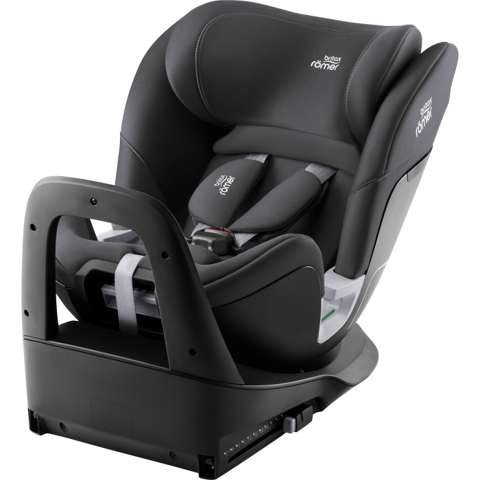 Scaun auto pentru copii Britax Römer, rotativ, cu bază ISOFIX, 0 luni-7 ani, 40-125 cm, Isofix, SWIVEL 2 Culoare: Midnight Grey [2]