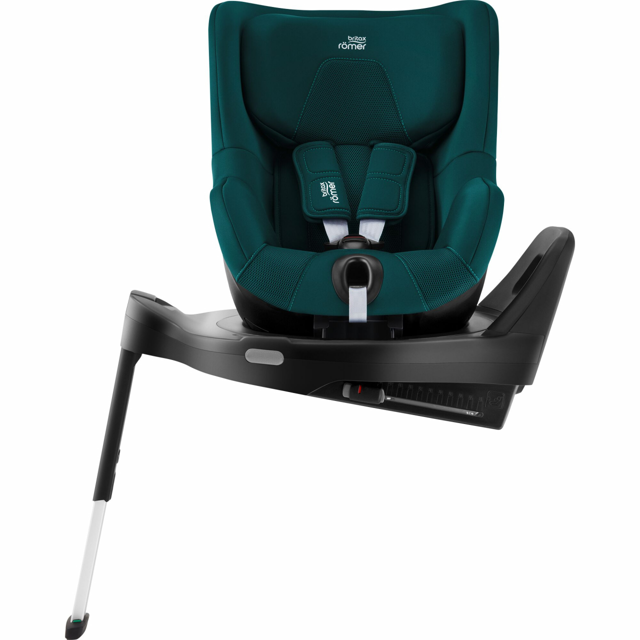 Scaun auto pentru copii Britax Römer, rotativ cu baza isofix, 3 luni-4 ani, 61-105 cm, 18 kg, DUALFIX 5Z Blue Marble [4]