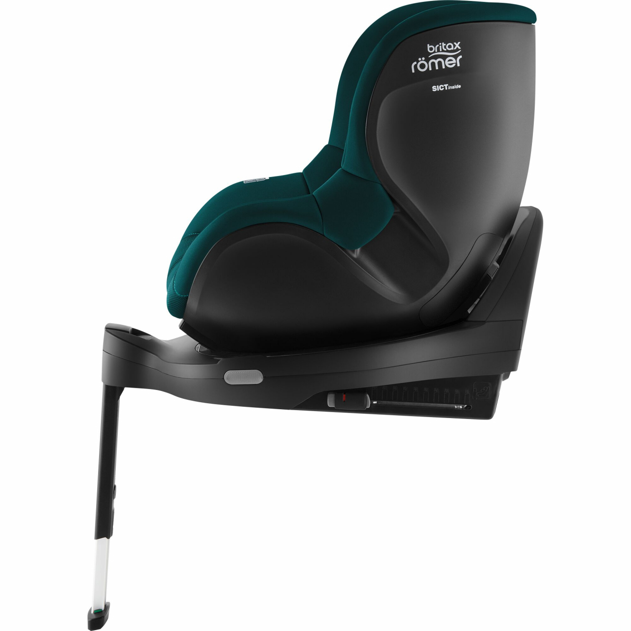 Scaun auto pentru copii Britax Römer, rotativ cu baza isofix, 3 luni-4 ani, 61-105 cm, 18 kg, DUALFIX 5Z Blue Marble [3]
