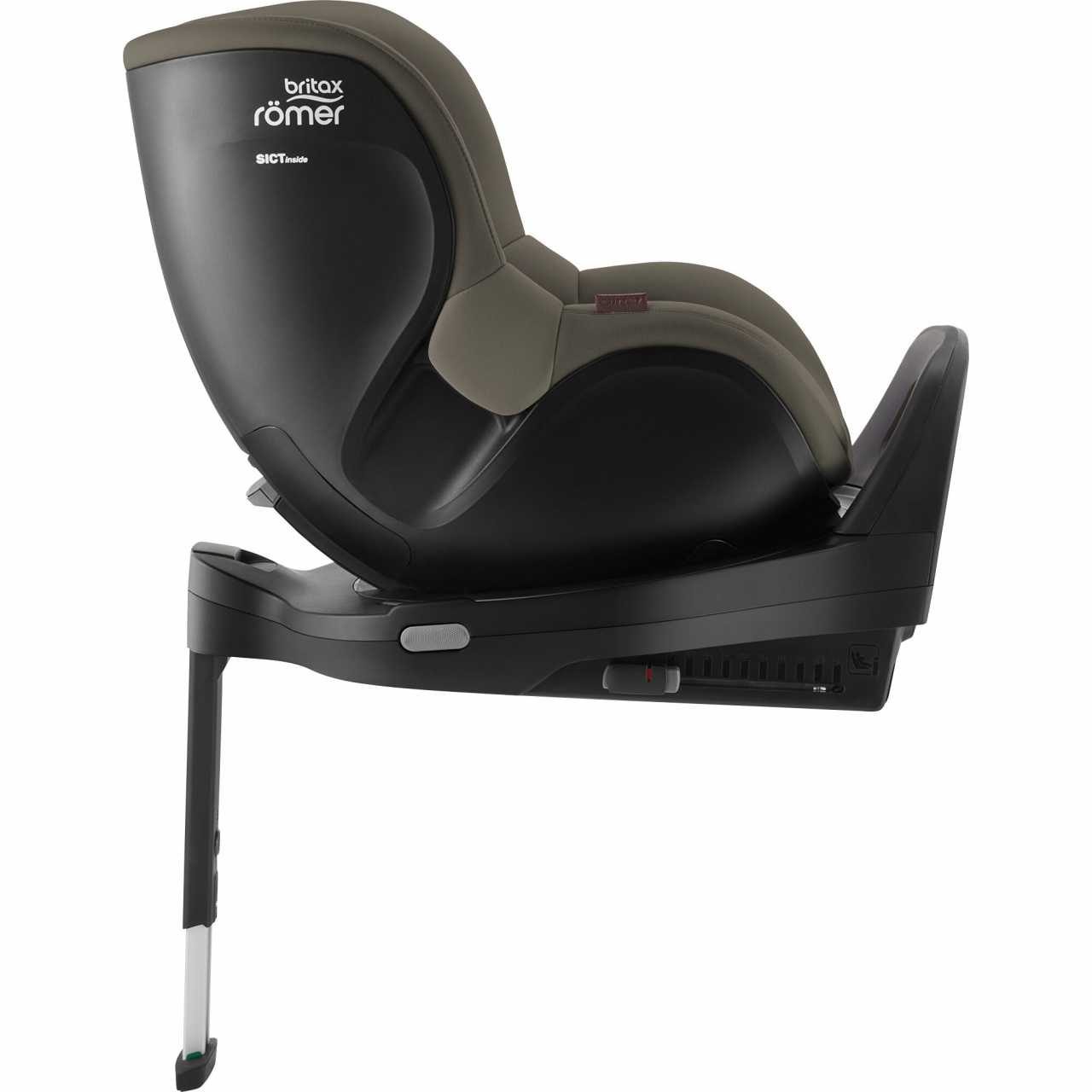Scaun auto pentru copii Britax Römer, rotativ cu baza isofix, 3 luni-4 ani, 61-105 cm, 18 kg, DUALFIX 5Z Blue Marble [4]