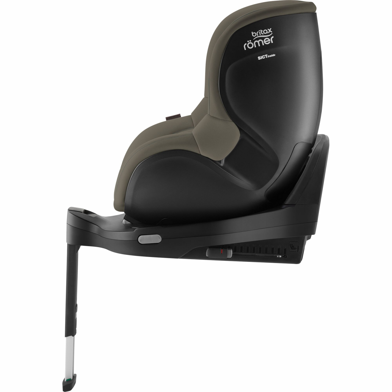 Scaun auto pentru copii Britax Römer, rotativ cu baza isofix, 3 luni-4 ani, 61-105 cm, 18 kg, DUALFIX 5Z Blue Marble [3]