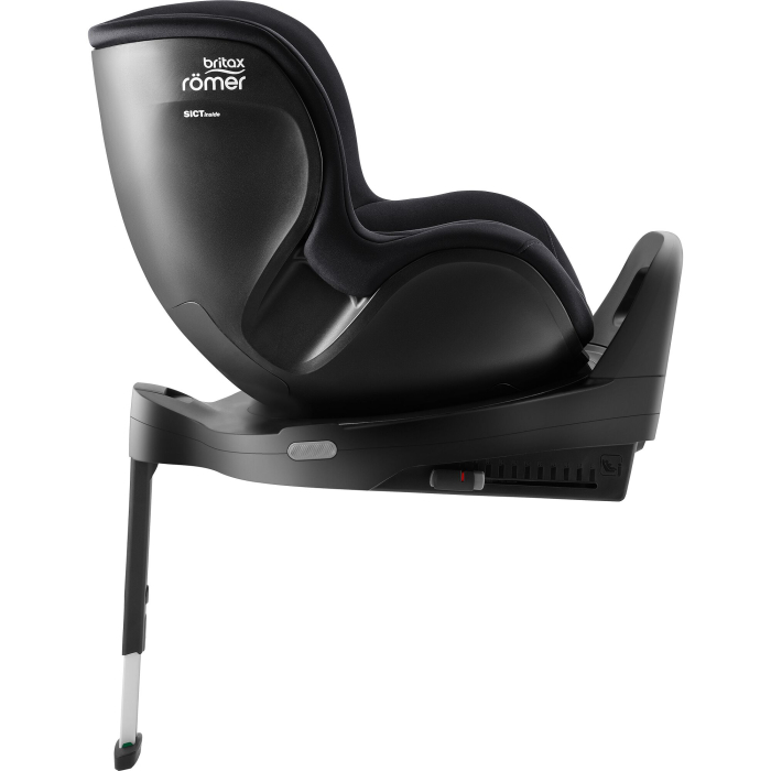Scaun auto pentru copii Britax Römer, rotativ, cu bază ISOFIX, 3 luni-4 ani, 61-105 cm, 19 kg, DUALFIX PRO M Culoare: Deep Black [4]