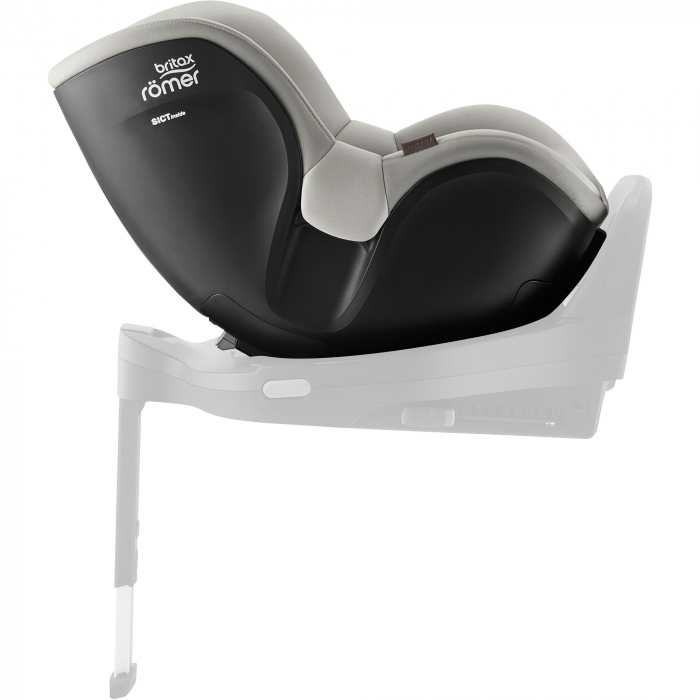 Scaun auto pentru copii Britax Römer, rotativ, fără bază ISOFIX, 3 luni-4 ani, 61-105 cm, 0-18 kg, DUALFIX 5Z Linen Grey [5]