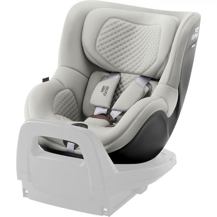 Scaun auto pentru copii Britax Römer, rotativ, fără bază ISOFIX, 3 luni-4 ani, 61-105 cm, 0-18 kg, DUALFIX 5Z Linen Grey [3]