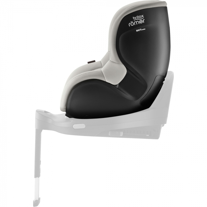 Scaun auto pentru copii Britax Römer, rotativ, fără bază ISOFIX, 3 luni-4 ani, 61-105 cm, 0-18 kg, DUALFIX 5Z Linen Grey [7]