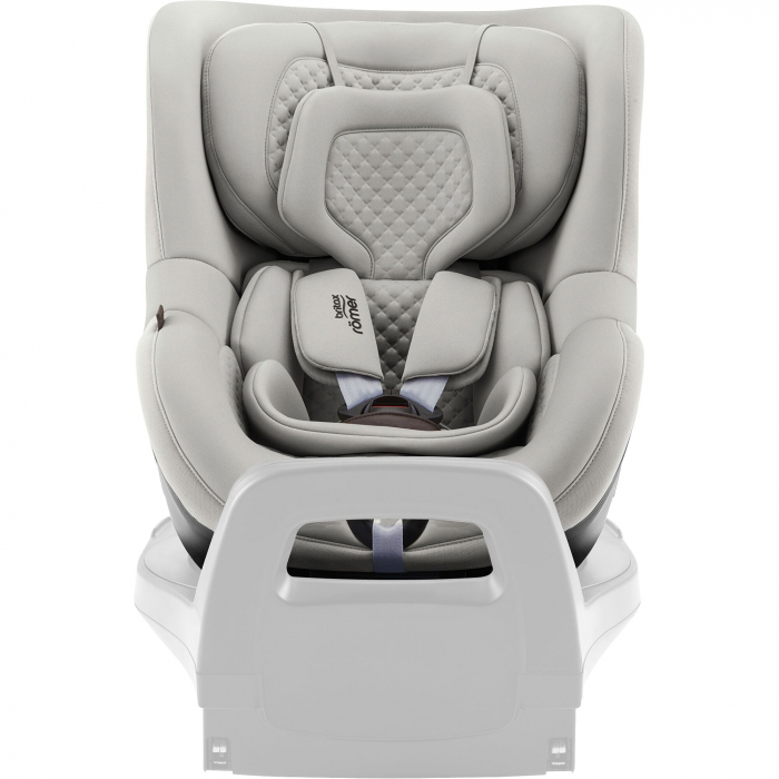 Scaun auto pentru copii Britax Römer, rotativ, fără bază ISOFIX, 3 luni-4 ani, 61-105 cm, 0-18 kg, DUALFIX 5Z Linen Grey [4]
